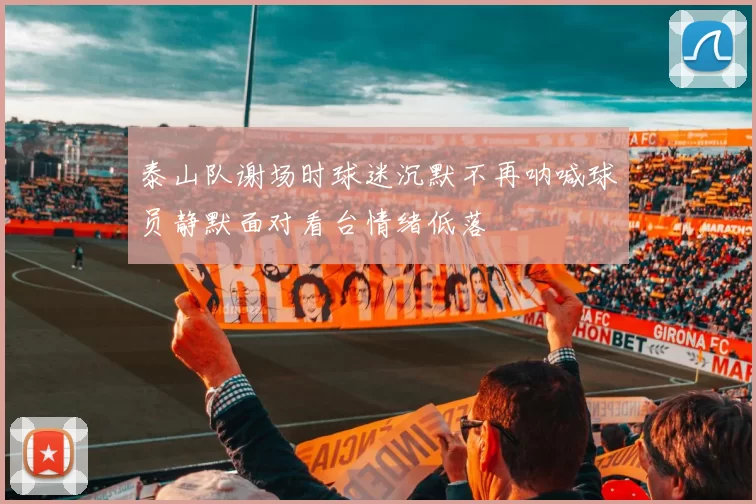泰山队谢场时球迷沉默不再呐喊球员静默面对看台情绪低落